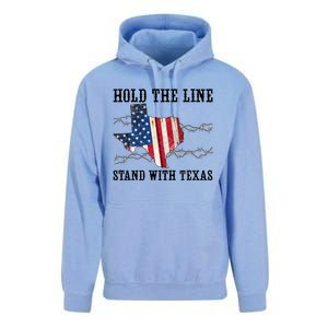 Hold The Line Stand With Texas Unisex Surf Hoodie