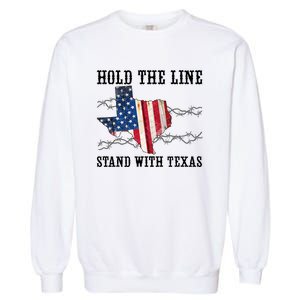 Hold The Line Stand With Texas Garment-Dyed Sweatshirt