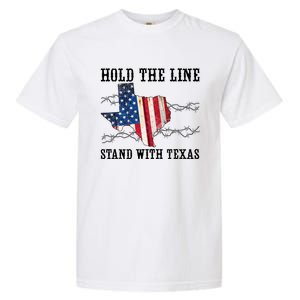 Hold The Line Stand With Texas Garment-Dyed Heavyweight T-Shirt