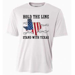 Hold The Line Stand With Texas Cooling Performance Crew T-Shirt