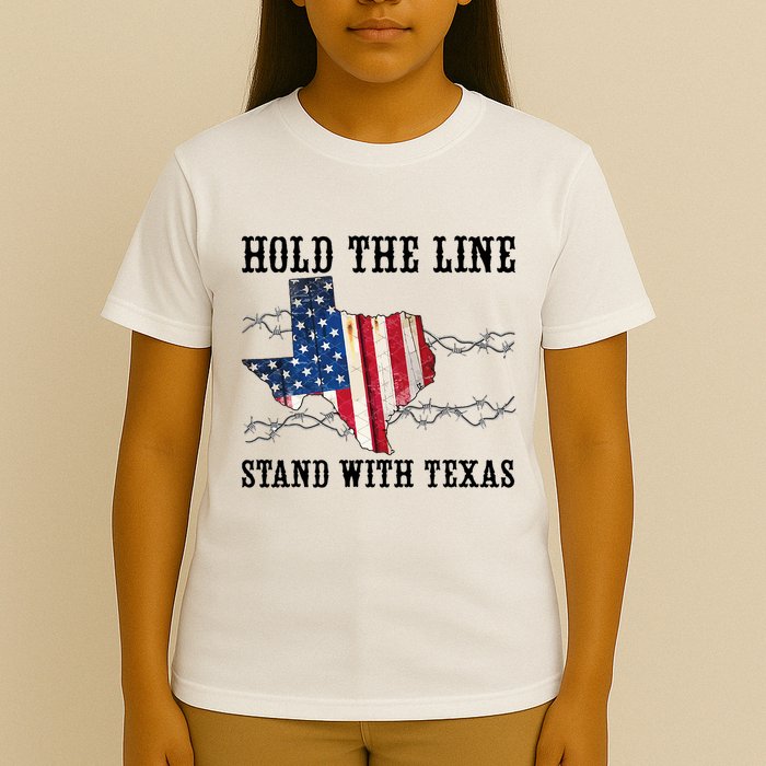 Hold The Line Stand With Texas T-Shirt