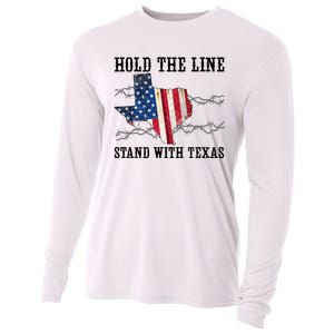 Hold The Line Stand With Texas Cooling Performance Long Sleeve Crew