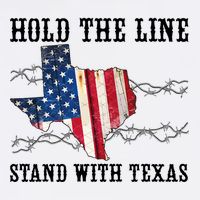 Hold The Line Stand With Texas Cooling Performance Long Sleeve Crew