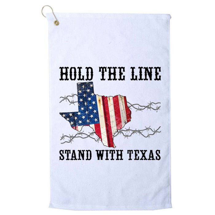 Hold The Line Stand With Texas Golf Towel