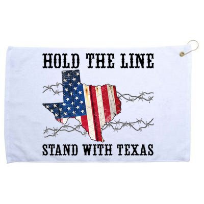 Hold The Line Stand With Texas Grommeted Golf Towel