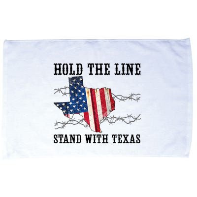 Hold The Line Stand With Texas Microfiber Hand Towel