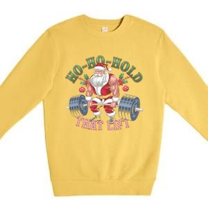 Hohohold That Lift Santa Claus Christmas Gym Workout Gift Premium Crewneck Sweatshirt