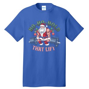 Hohohold That Lift Santa Claus Christmas Gym Workout Gift Tall T-Shirt