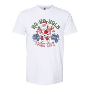 Hohohold That Lift Santa Claus Christmas Gym Workout Gift Softstyle CVC T-Shirt