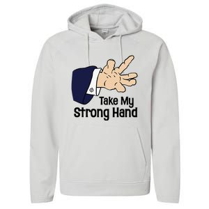 Halloween Take My Strong Hand Performance Fleece Hoodie