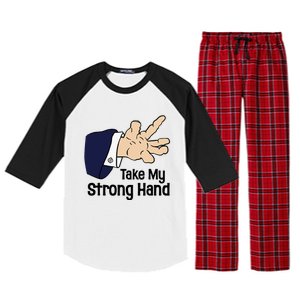 Halloween Take My Strong Hand Raglan Sleeve Pajama Set