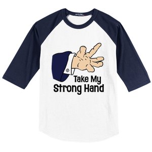 Halloween Take My Strong Hand Baseball Sleeve Shirt