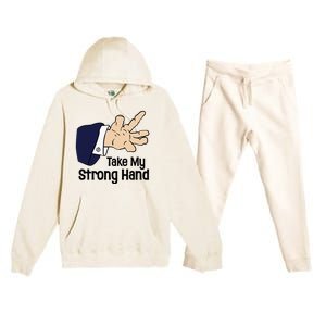 Halloween Take My Strong Hand Premium Hooded Sweatsuit Set