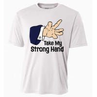 Halloween Take My Strong Hand Cooling Performance Crew T-Shirt