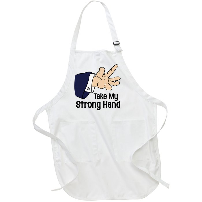 Halloween Take My Strong Hand Full-Length Apron With Pockets