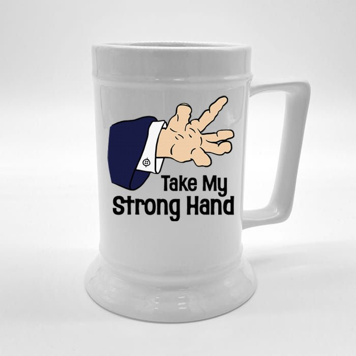 Halloween Take My Strong Hand Beer Stein