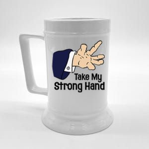 Halloween Take My Strong Hand Beer Stein