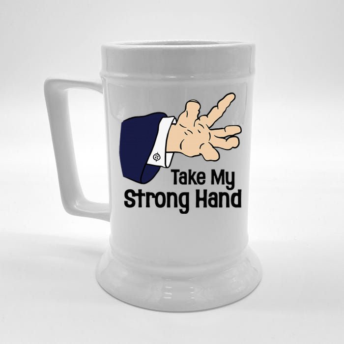 Halloween Take My Strong Hand Beer Stein