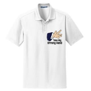 Halloween Take My Strong Hand Dry Zone Grid Polo