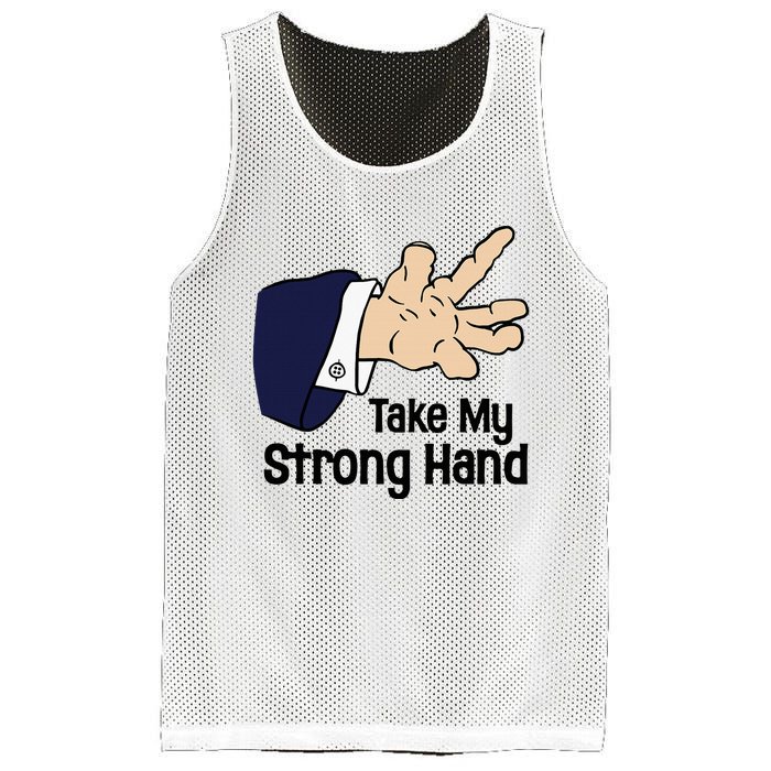 Halloween Take My Strong Hand Mesh Reversible Basketball Jersey Tank