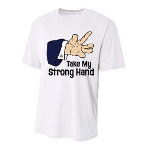 Halloween Take My Strong Hand Performance Sprint T-Shirt