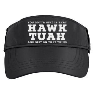 Hawk Tuah Meme Funny Girl Viral Adult Drive Performance Visor