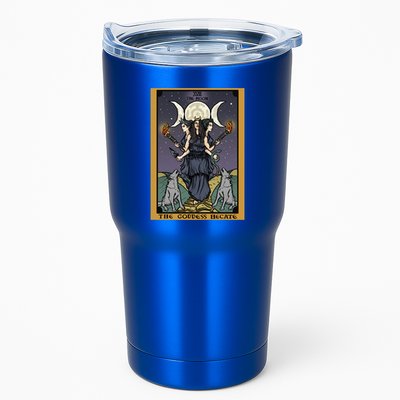 Hekate The Moon Tarot Card Pagan Witch Triple Moon Goddess Gift Tumbler