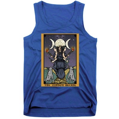 Hekate The Moon Tarot Card Pagan Witch Triple Moon Goddess Gift Tank Top