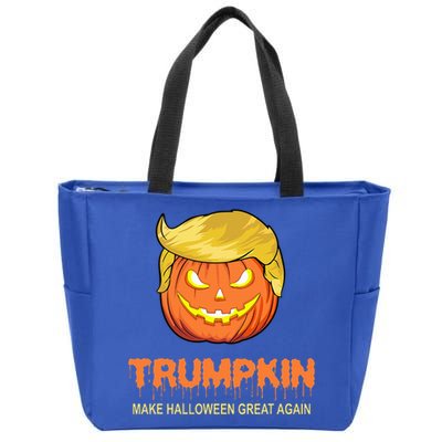 Halloween Trumpkin Make Halloween Great Again Zip Tote Bag