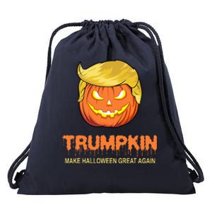 Halloween Trumpkin Make Halloween Great Again Drawstring Bag