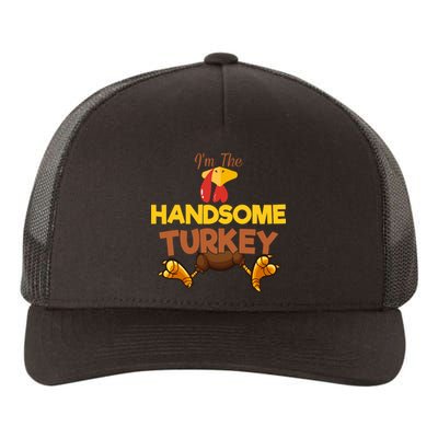 Handsome Turkey Matching Family Group Thanksgiving Gifts  Yupoong Adult 5-Panel Trucker Hat