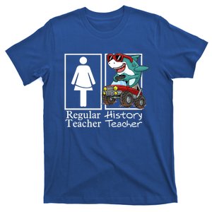 History Teacher Monster Truck Gamer Shark Gift T-Shirt