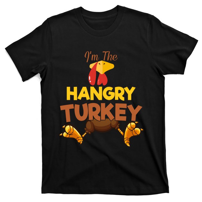 Hangry Turkey Matching Family Group Thanksgiving Gifts  T-Shirt