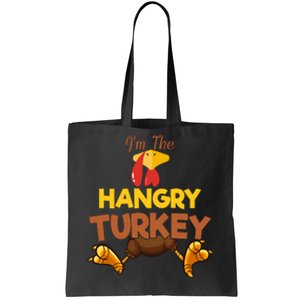 Hangry Turkey Matching Family Group Thanksgiving Gifts  Tote Bag