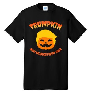 Halloween Trumpkin Make Halloween Great Again Donald Trump Tall T-Shirt