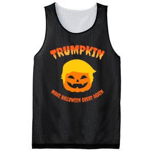 Halloween Trumpkin Make Halloween Great Again Donald Trump Mesh Reversible Basketball Jersey Tank