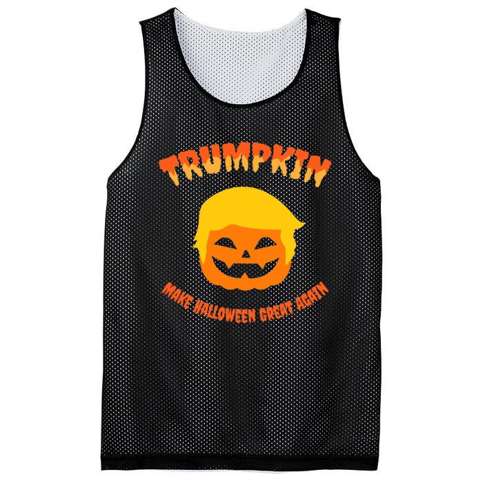 Halloween Trumpkin Make Halloween Great Again Donald Trump Mesh Reversible Basketball Jersey Tank