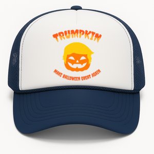 Halloween Trumpkin Make Halloween Great Again Donald Trump Trucker Hat