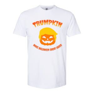 Halloween Trumpkin Make Halloween Great Again Donald Trump Softstyle CVC T-Shirt