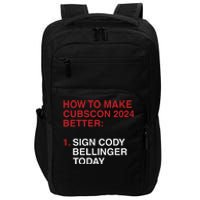 How To Make Cubscon 2024 Better Sign Cody Bellinger Today Impact Tech Backpack