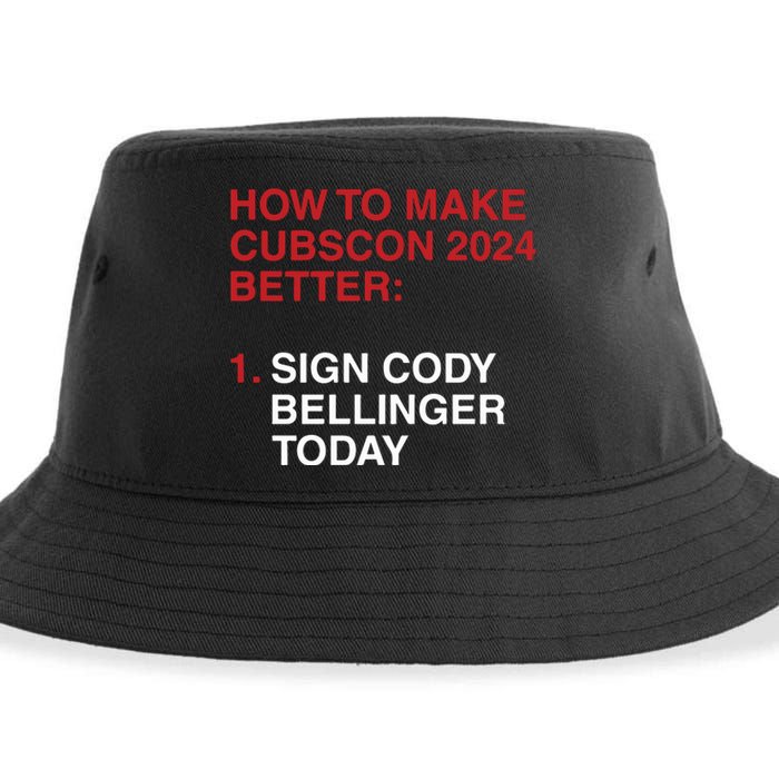 How To Make Cubscon 2024 Better Sign Cody Bellinger Today Sustainable Bucket Hat