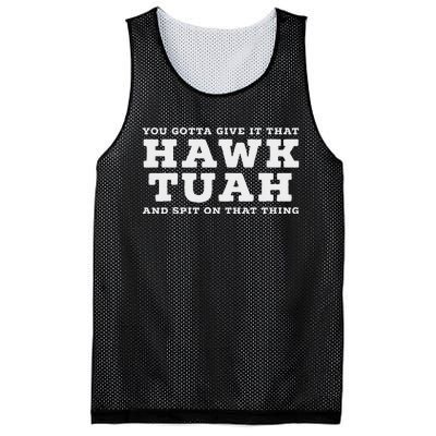 Hawk Tuah Meme Funny Girl Viral Mesh Reversible Basketball Jersey Tank