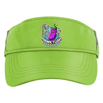 Hawk Tuah Meme Eggplant Joke T Huck Tua Adult Drive Performance Visor