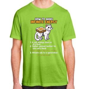 How To Make Infinite Energy Cat Humor Adult ChromaSoft Performance T-Shirt