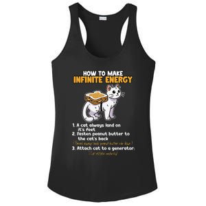 How To Make Infinite Energy Cat Humor Ladies PosiCharge Competitor Racerback Tank