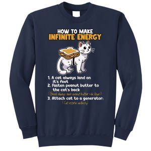 How To Make Infinite Energy Cat Humor Sweatshirt