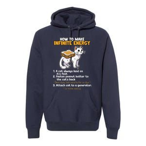 How To Make Infinite Energy Cat Humor Premium Hoodie