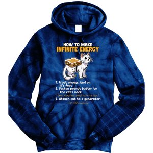 How To Make Infinite Energy Cat Humor Tie Dye Hoodie