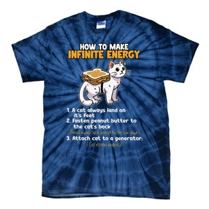 How To Make Infinite Energy Cat Humor Tie-Dye T-Shirt