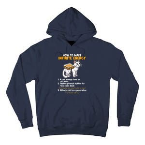 How To Make Infinite Energy Cat Humor Tall Hoodie